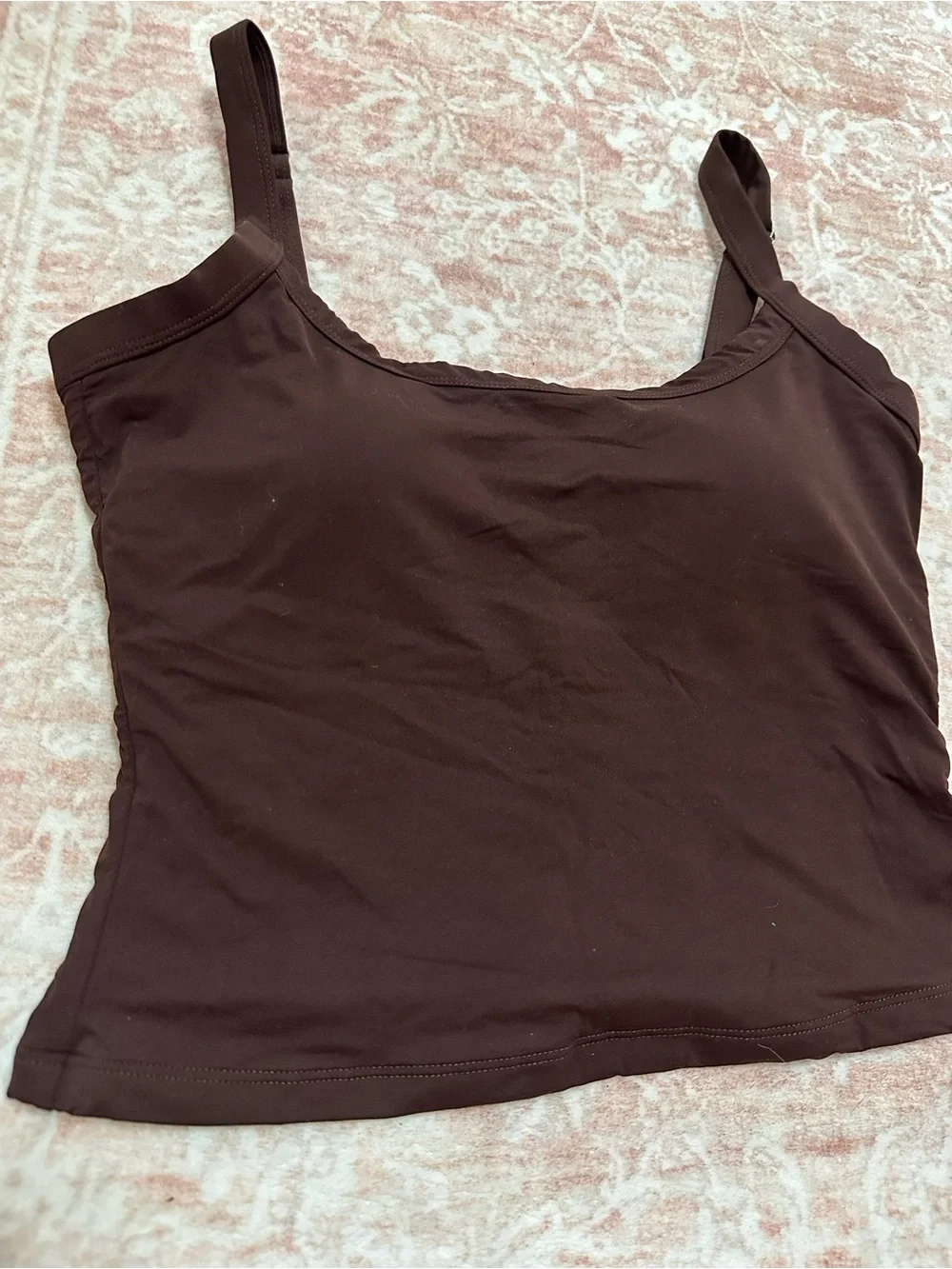 NWT 🤎 Espresso Camisole With Built In Bra - Picture 4 of 8